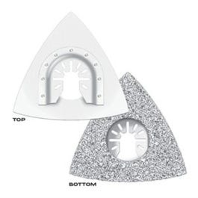 One Fit Carbide Grit Triangle Rasp, 3-1/8-In.