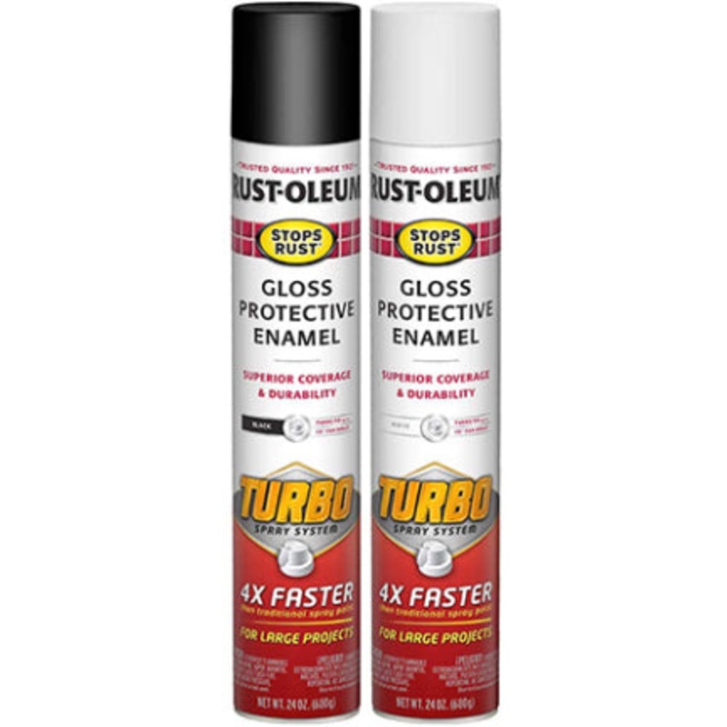 SPRAY PAINT 24 OZ WT STOP RUST TURBO