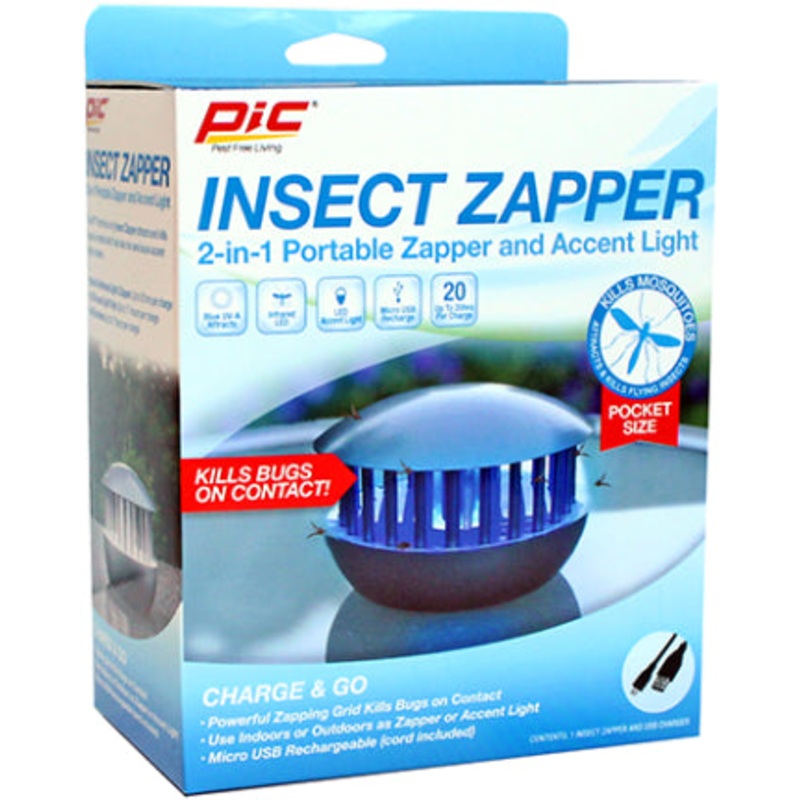 INSECT ZAPPER 2 IN 1 PORTABLE ACCENT LIGHT