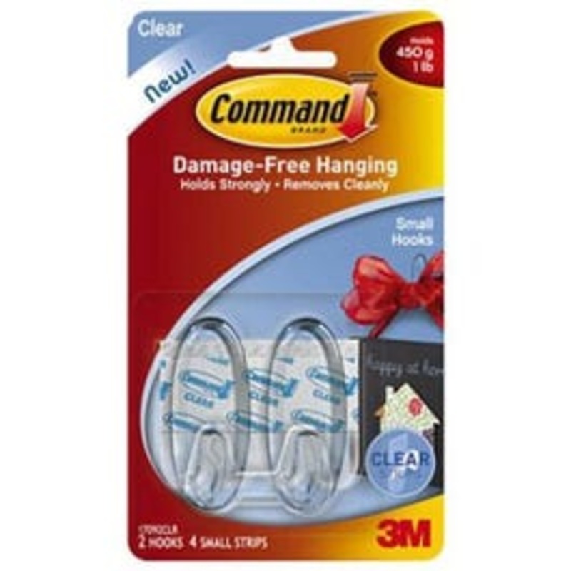 Clear Small Hooks – 2PK