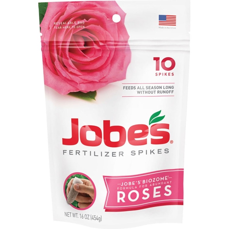 JOBE’S FERTILIZER SPIKES FOR ROSES