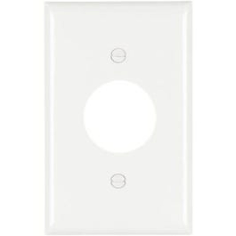 Wall Plate, Single-Outlet, Urea, White