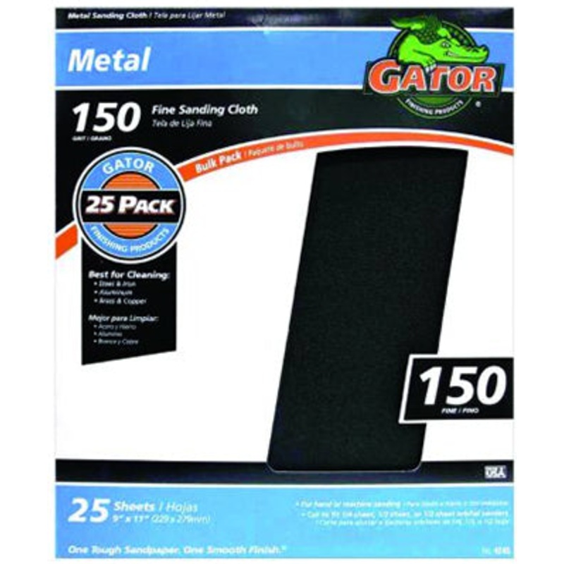 9X11 EMERY CLOTH FINBULK SANDPAPER