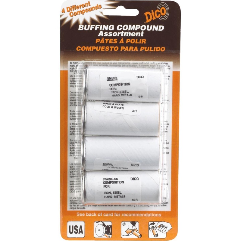Dico Assortment 4 – 2 Oz. Buffing Compound