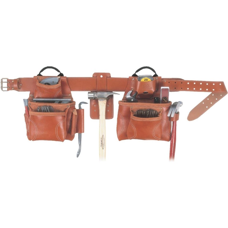 CLC Pro-Framer’s 17-Pocket Leather Carpenter Apron (14-Piece)