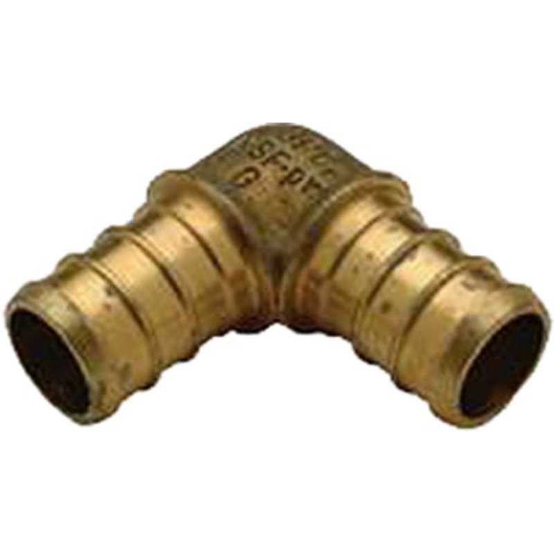 LF BRASS 90 ELBOW 3/4X1/2 BAG