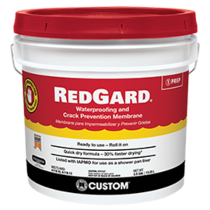 RedGard Waterproofing and Crack Prevention Membrane 1 Gallon