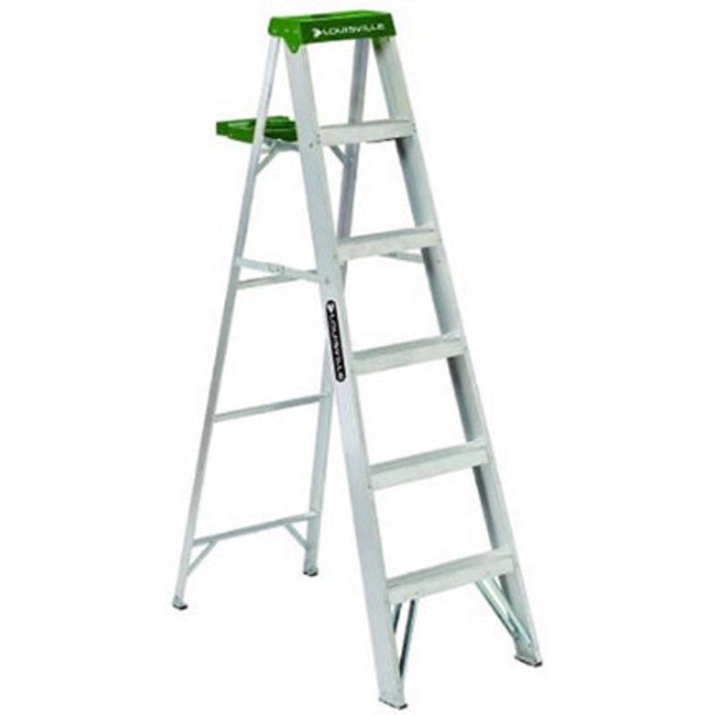 6  ALUMINUM STEPLADDER T-II