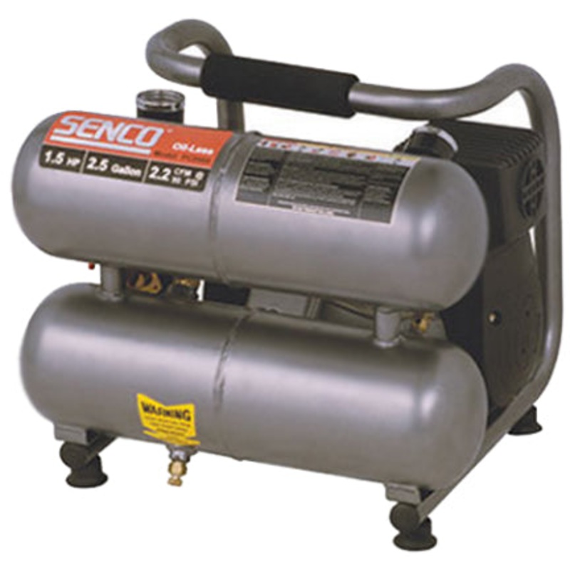 COMPRESSOR AIR TWIN TANK 1HP 2-1/2 GAL