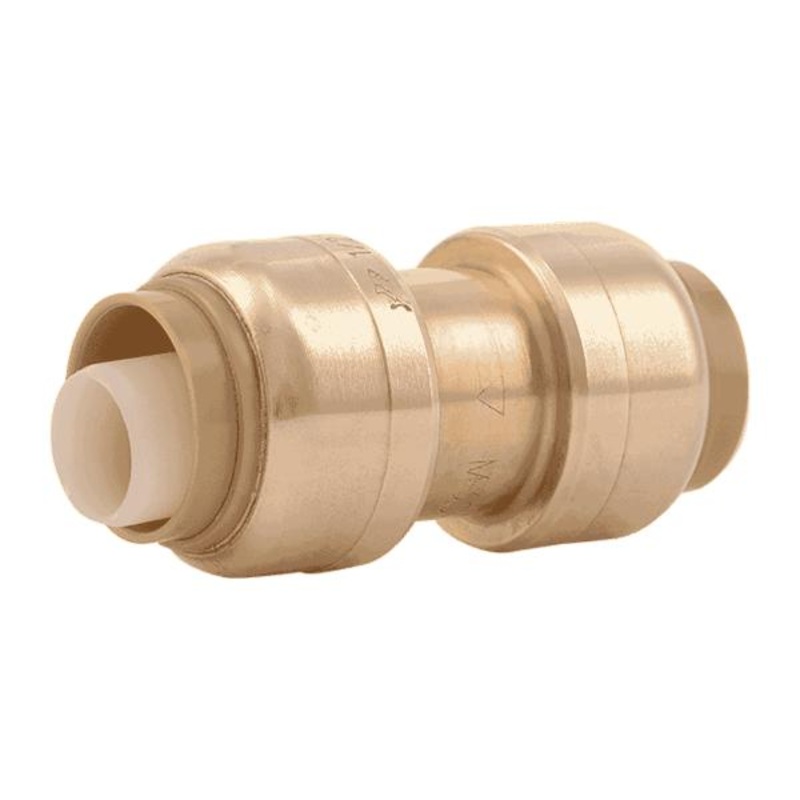 Sharkbite Brass Push Coupling 1/2 in. x 1/2 in.