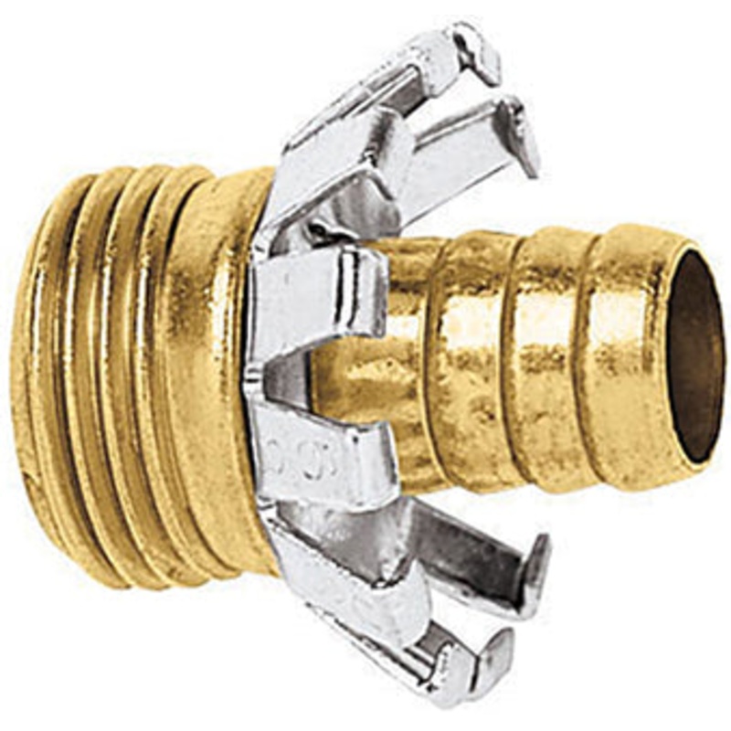 1/2  MALE COUPLER -BRASS