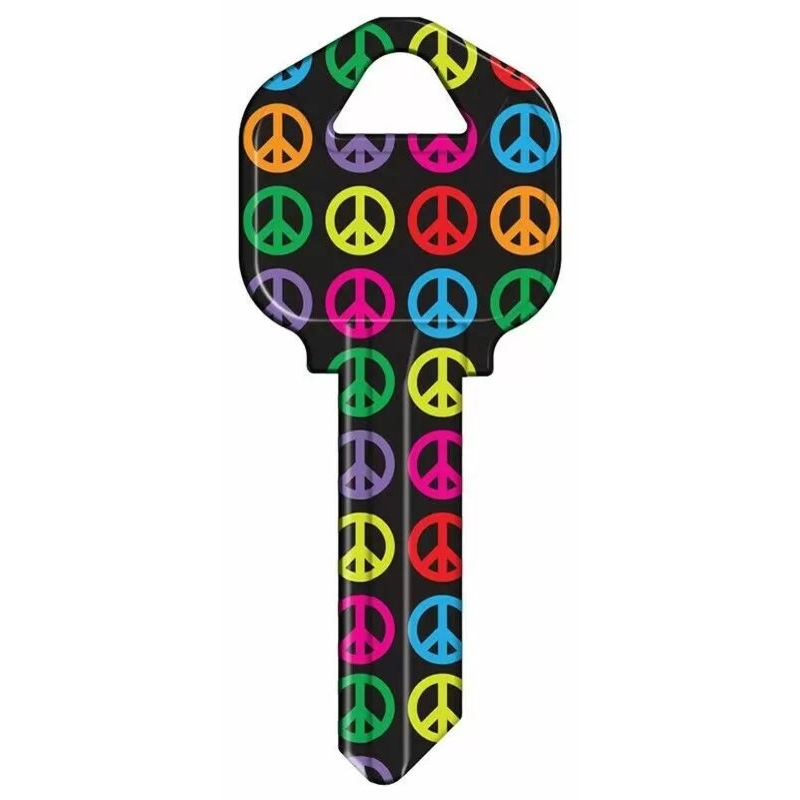 Hy-ko Products Peace Signs Blank Key