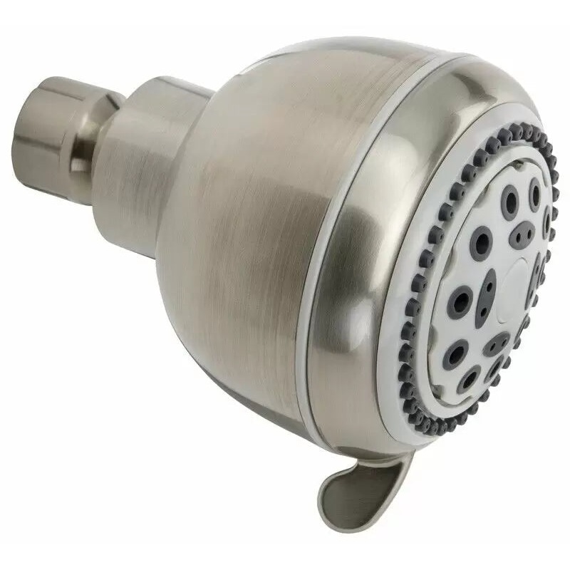 Keeney Stylewise 5 Function Shower Head Brushed Nickel, 3.35 in.