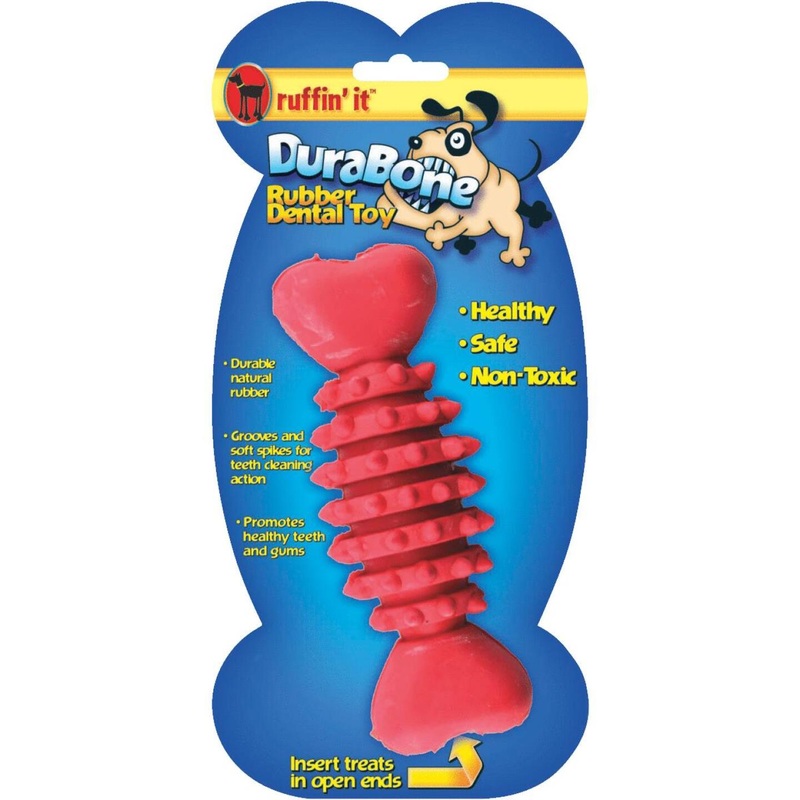 Westminster Pet Ruffin’ it Durabone 4.75 In. Chew Dental Dog Toy
