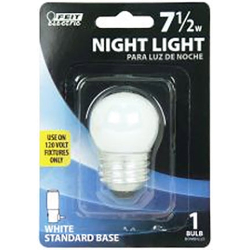 7.5W WHITE NIGHT LIGHT BULB