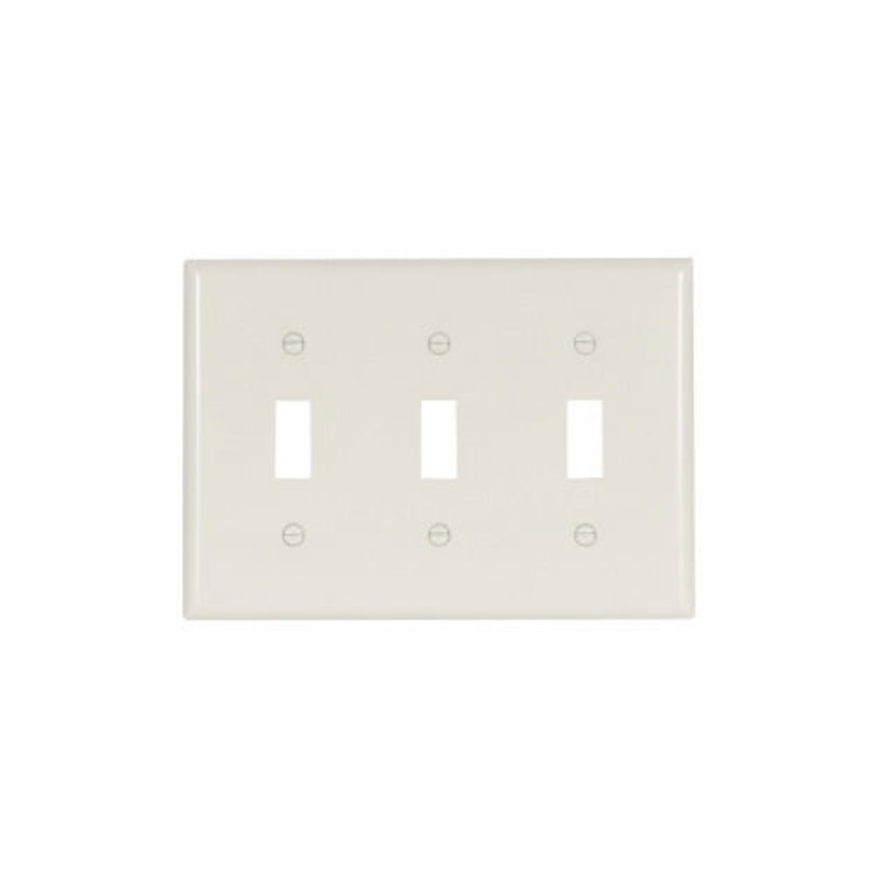 Eaton Cooper Wiring Toggle Wallplate,  Almond
