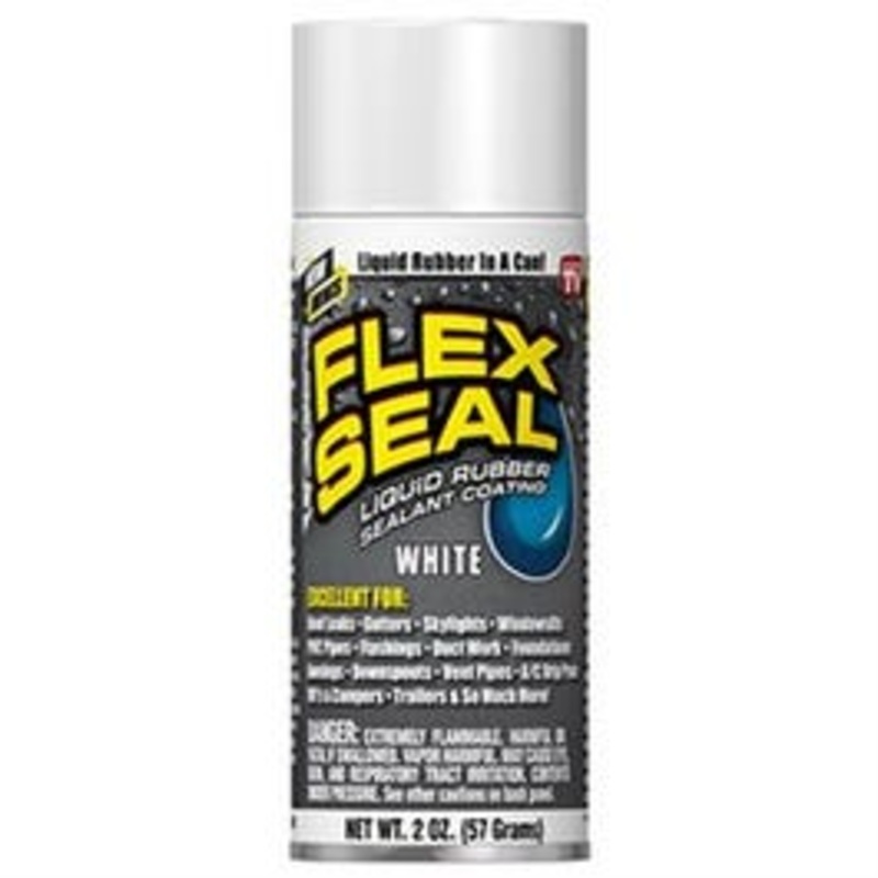 Liquid Rubber Sealant & Coating, White, 2-oz.