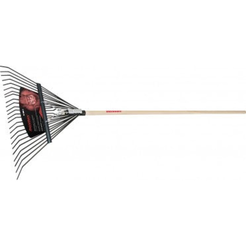 Razor-Back 24-tine steel leaf rake