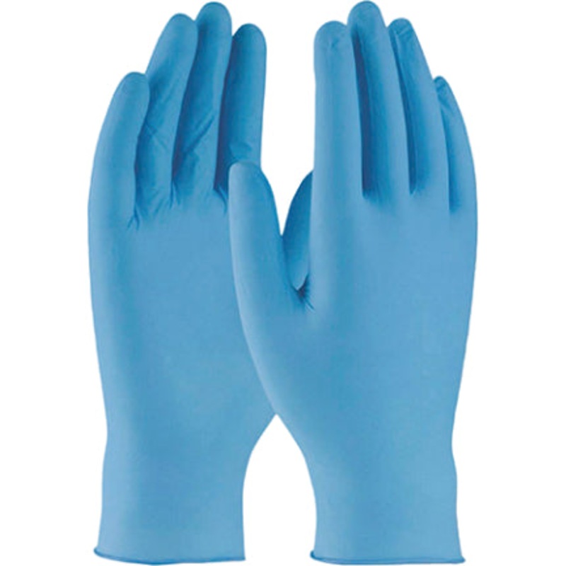 GLOVE NITRILE DISPOSABLE PF BL 100/BX