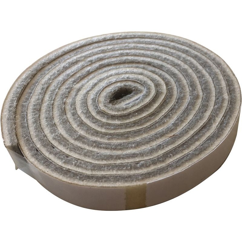 Shepherd Hardware 1/2-Inch x 58-Inch Self-Adhesive Felt Commercial Grade, Roll, Beige