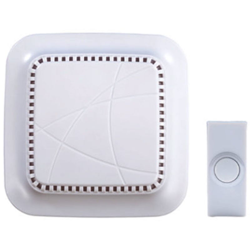 DOOR BELL KIT WIRELESS WHITE