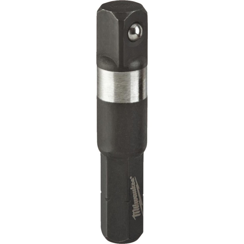 Milwaukee Shockwave 1/4 In. Hex to 1/4 In. Square Insert Socket Adapter