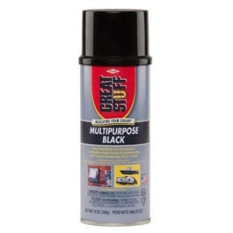 Multi-Purpose Foam Sealant, Black, 12-oz.