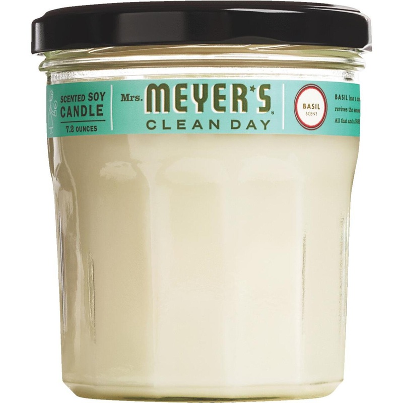 Mrs Meyer’s Clean Day 7.2 Oz. Basil Jar Candle