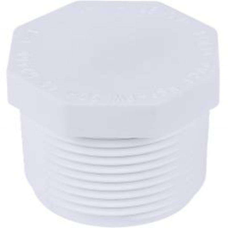 Genova Products PVC Schedule 40 Fittings Plug (MIP)