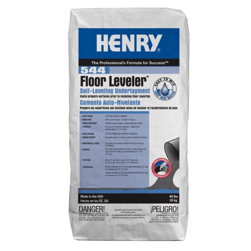 Henry 544 Floor Leveler 40 lbs Gray