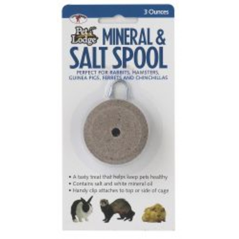 Pet Lodge Mineral and Salt Spool with Hanger