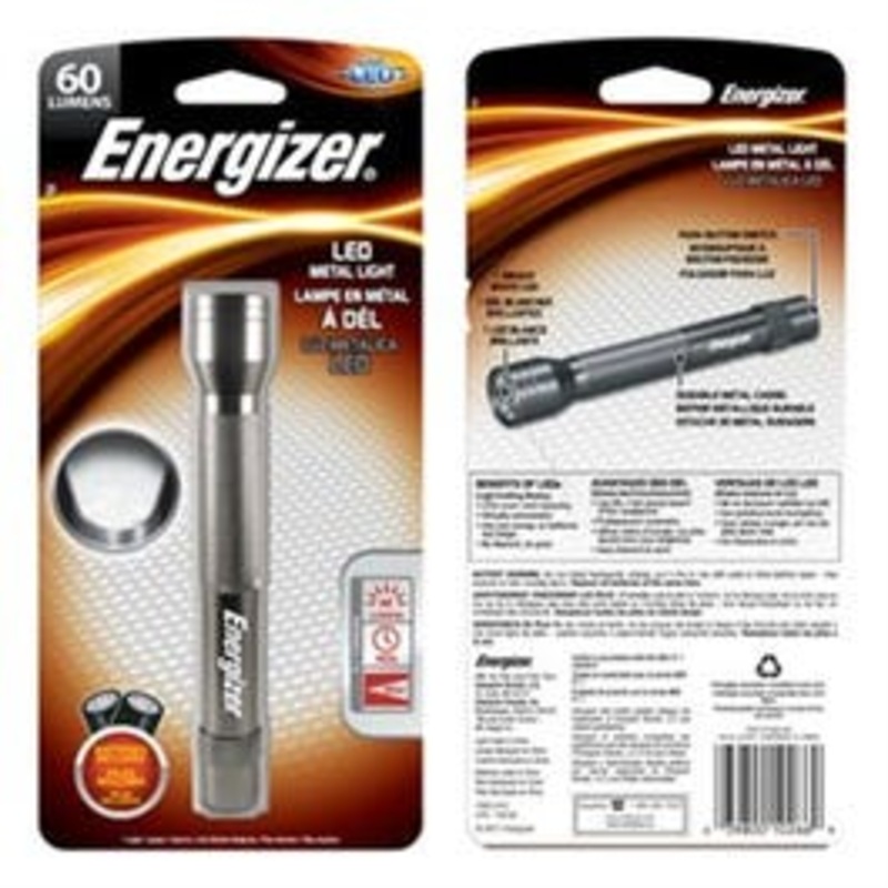 2 ‘AA’ LED Aluminum Flashlight