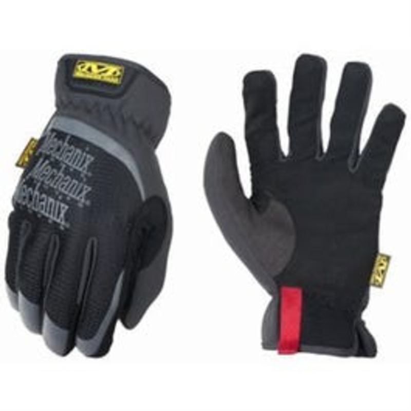 High-Dexterity Work Gloves, FastFit, Black & Gray, Men’s M