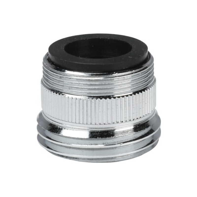 Danco 15/16- 27M or 55/64- 27F X 3/4 GHTM Chrome Garden Hose Adapter