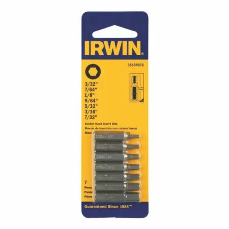 Irwin Hex Head Insert Bit Set – Fractional  1-1/4