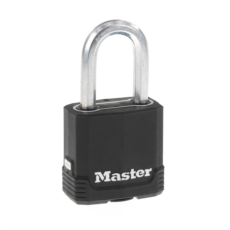 Master Lock Laminated Padlock 1-7/8in (48mm) Wide Magnum Covered Laminated Steel Padlock