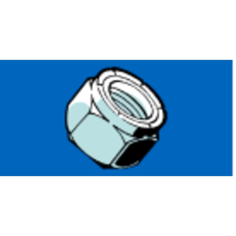 Midwest Fastener Coarse Nylon Insert Lock Nuts 5/16-18