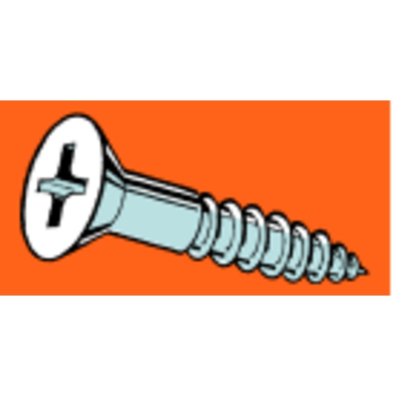 Midwest Fastener Phillips Flat Wood Screws #10 x 1
