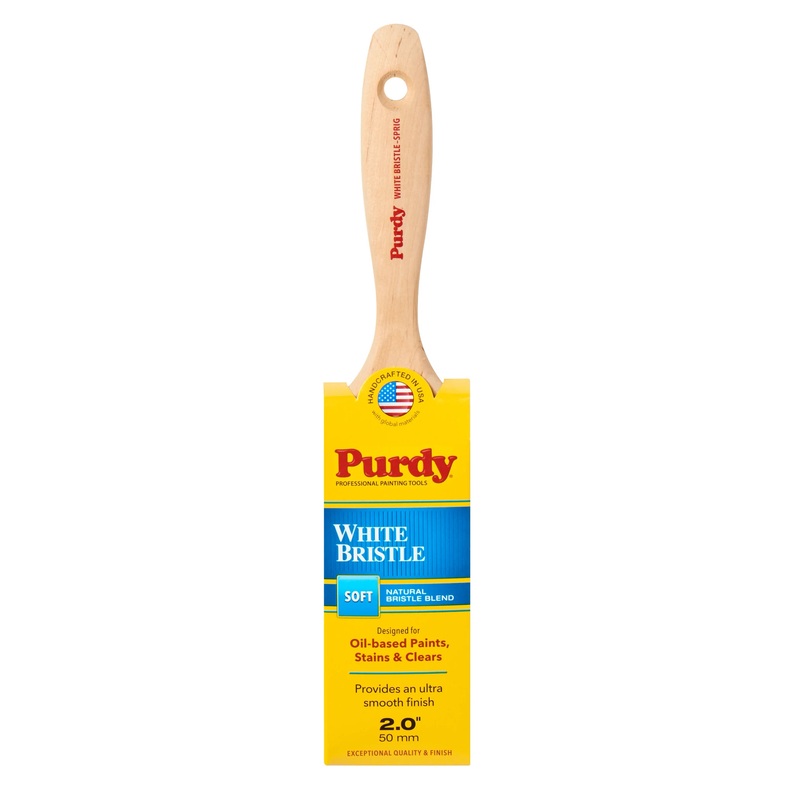 Purdy White Bristle Sprig Paintbrushes 3 In.