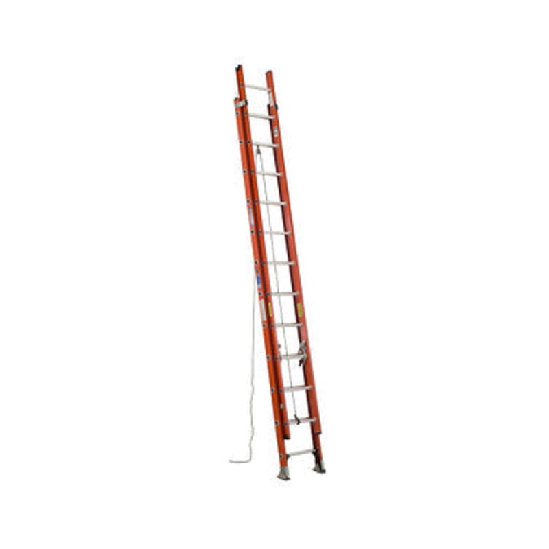Werner 24ft Type IA Fiberglass D-Rung Extension Ladder D6224-2