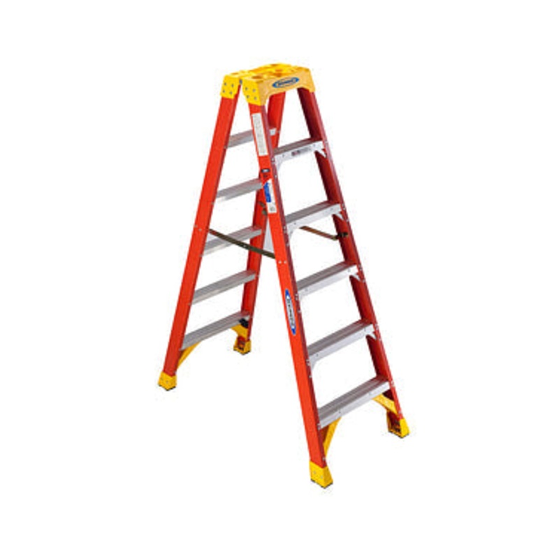 Werner 6ft Type IA Fiberglass Twin Ladder T6206