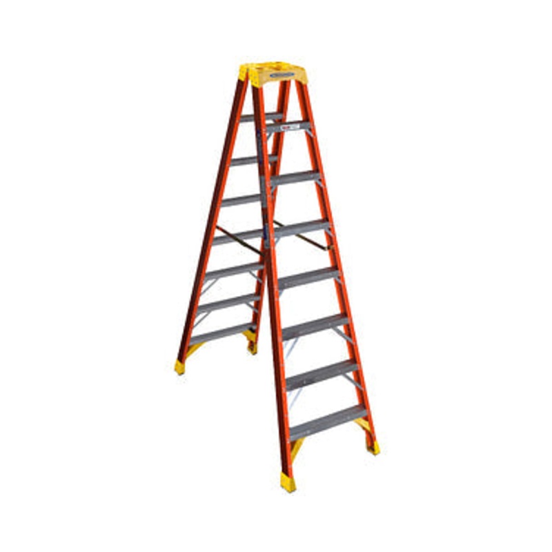 Werner 8ft Type Ia Fiberglass Twin Ladder T6208