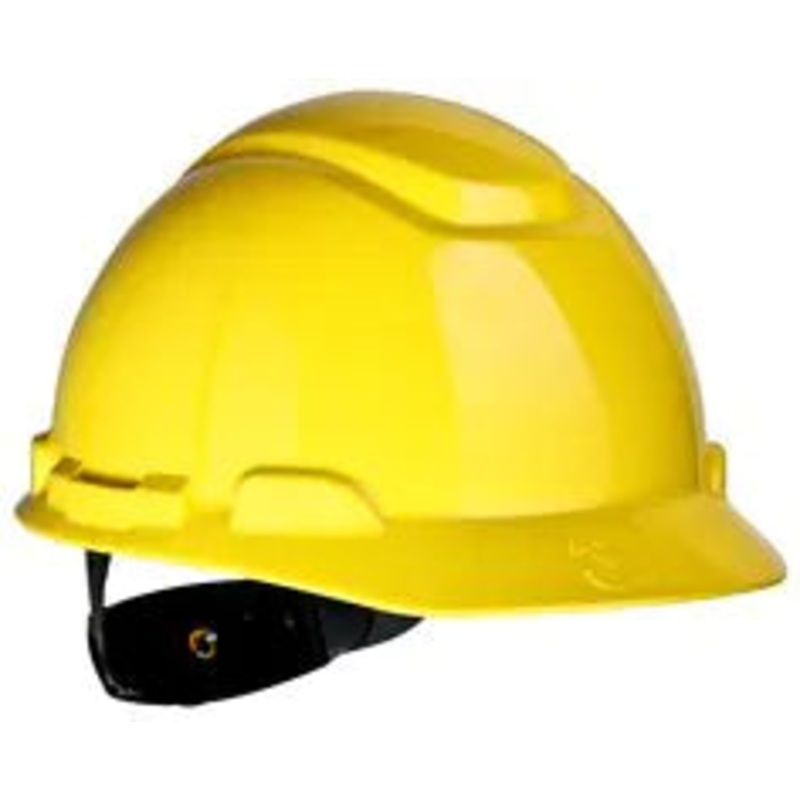 3M Hard Hat H-702R Yellow 4-Point Ratchet Suspension