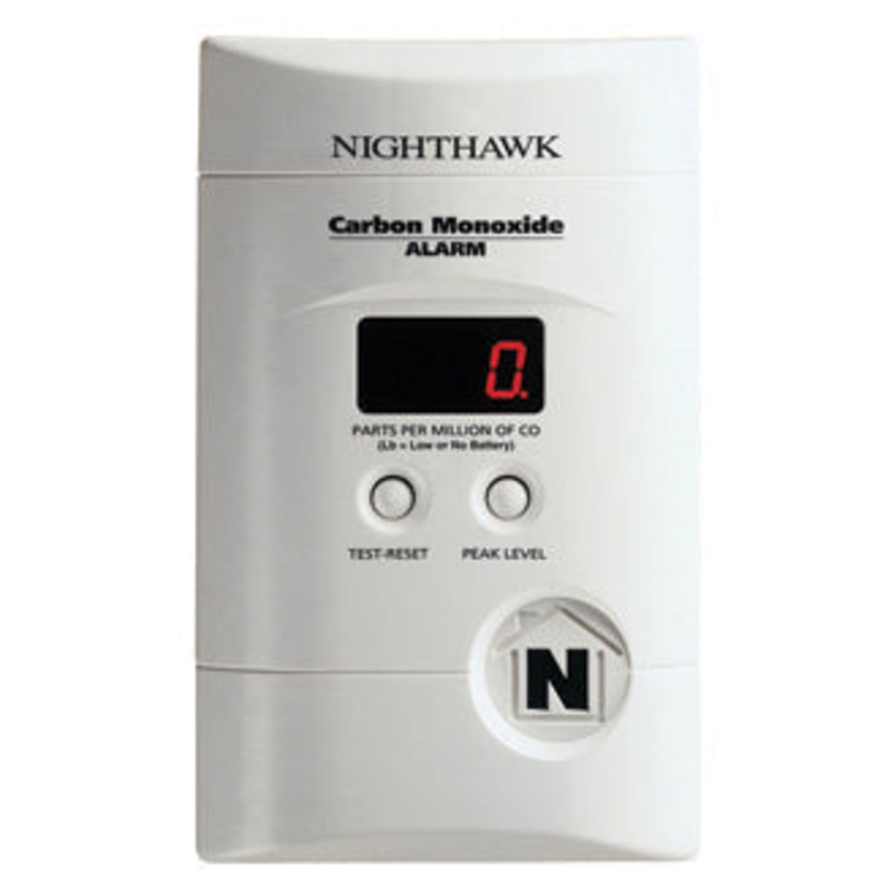 Kidde Nighthawk AC Plug-in Operated Carbon Monoxide Alarm with Digital Display KN-COPP-3