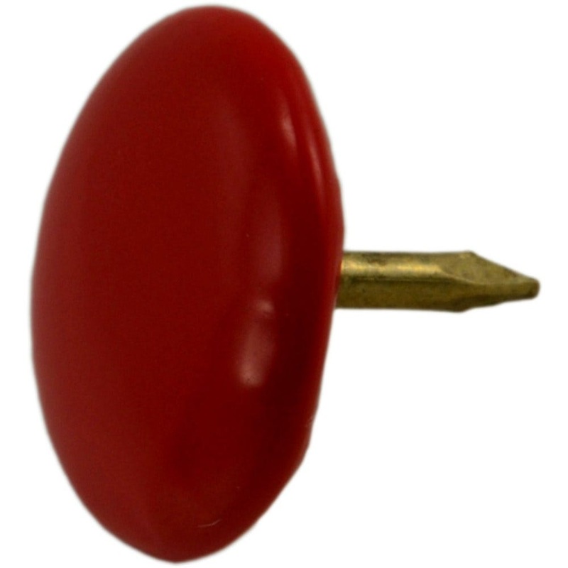 Midwest Fastener 19 gauge x 0.3 Red Thumb Tacks