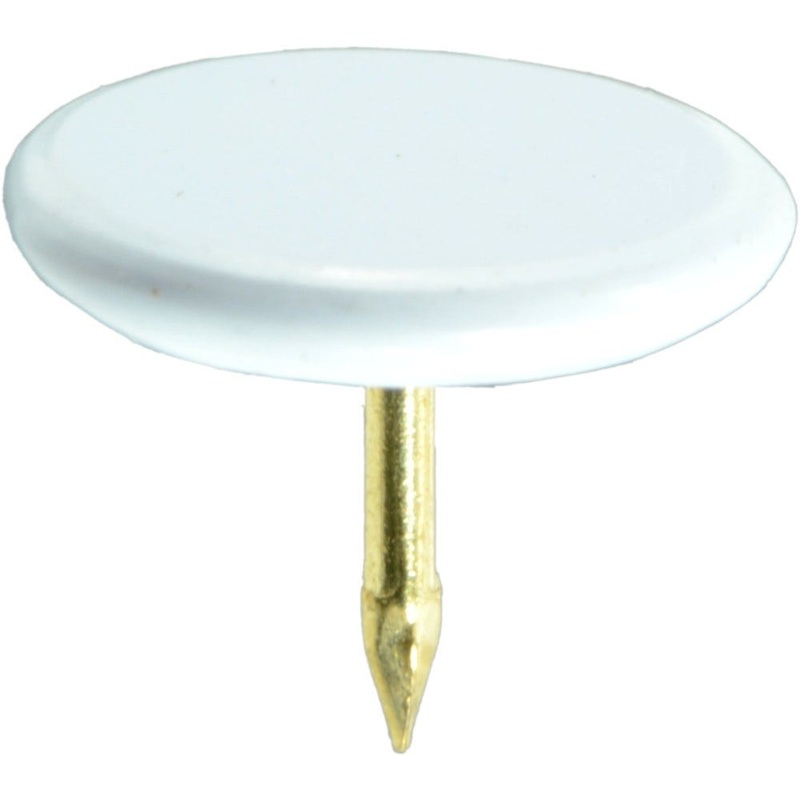 Midwest Fastener 19 gauge x 0.3 White Thumb Tacks