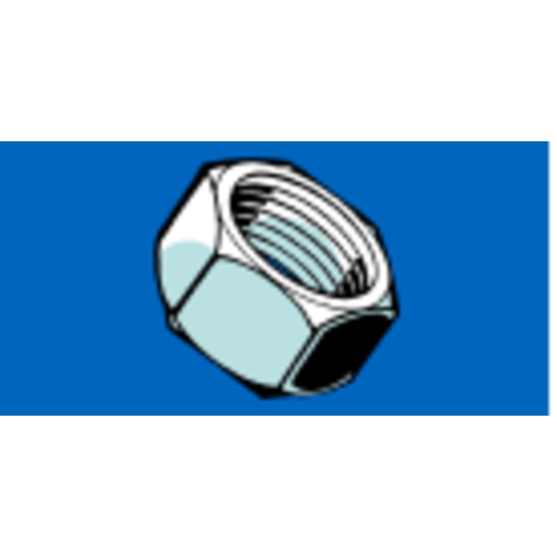 Midwest Fastener Coarse Finished Hex Nuts 9/16-12