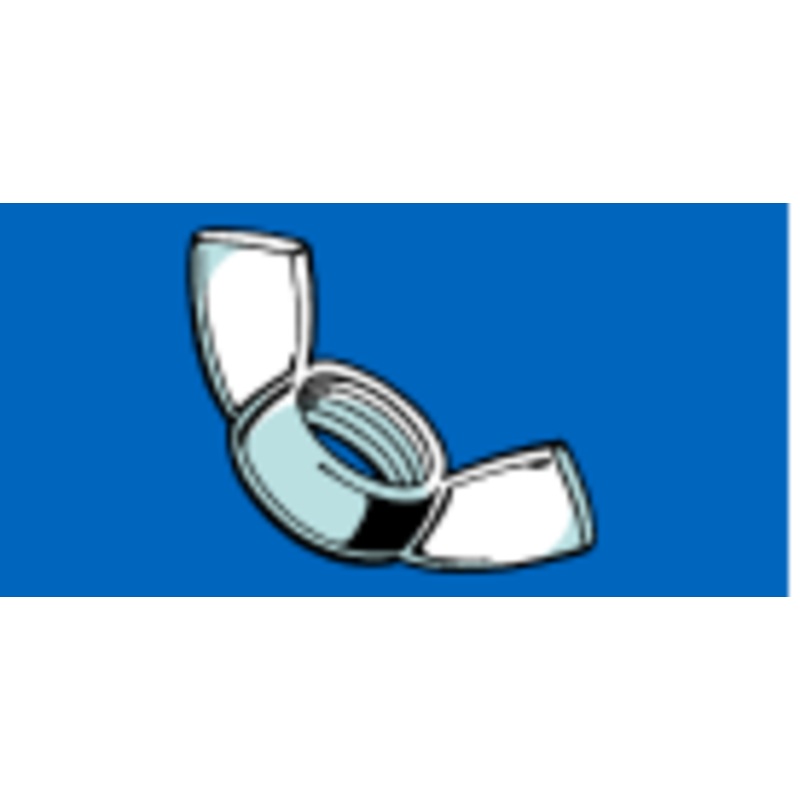 Midwest Fastener Cold Forged Wing Nuts 3/8-16