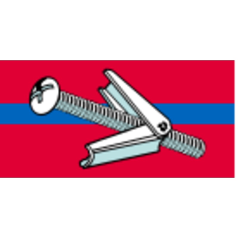 Midwest Fastener Round Head Toggle Bolts 1/4 x 4