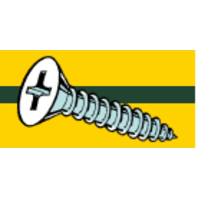 Midwest Fastener Slotted Hex Washer Sheet Metal Screws #12 x 2